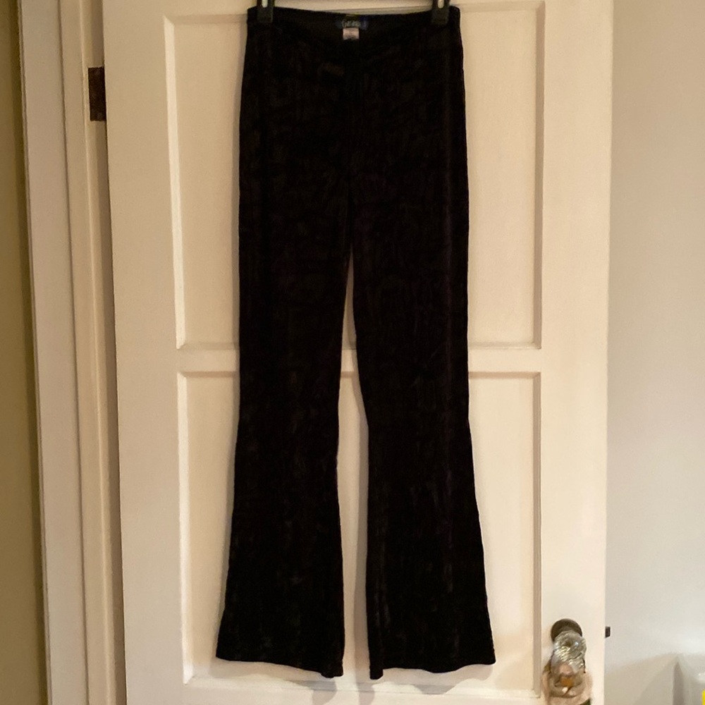 Garage crushed velvet pants - 7/8